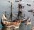 Een foto van Sail 1995 met de VOC schip de Batavia, met de Dankbaarheid ervoor varend. De Dankbaarheid heeft later ook aan SAIL 2000 meegedaan.